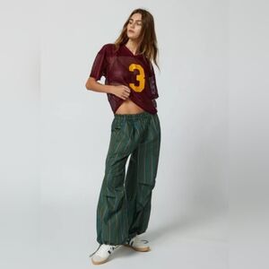 NWT Urban Outfitters Poplin Striped Balloon Pant